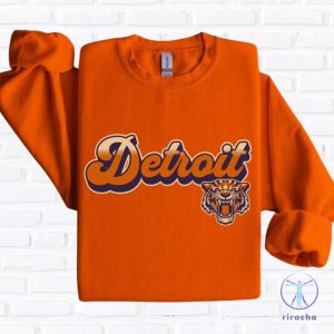 Detroit Tigers Sweatshirt Detroit Tigers Vintage Crewneck Tigers Baseball Detroit Tigers Shirt riracha 2