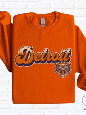 Detroit Tigers Sweatshirt Detroit Tigers Vintage Crewneck Tigers Baseball Detroit Tigers Shirt riracha 2