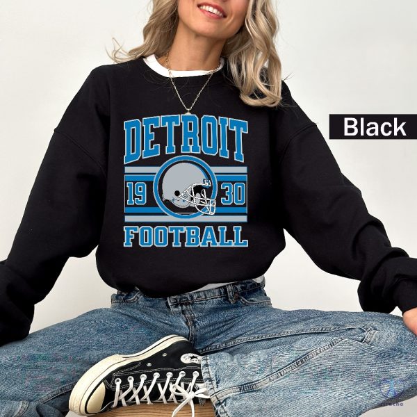 Vintage Detroit Football Sweatshirt T Shirt And Hoodie Trendy Detroit Football Fan Gift Detroit Tigers Shirt riracha 2