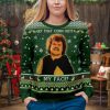 Get That Corn Outta My Face Christmas Ugly Sweater Vintage Movie Quote Unisex Sweatshirt riracha 1