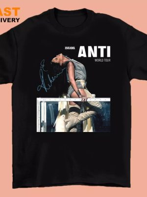 Rihanna Anti World Tour 2016 Gift Short Sleeve Unisex Tshirt Rihanna 2016 Album riracha 2