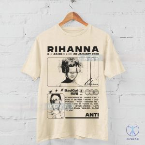 Rihanna Album Anti Music Fan Gift Tshirt Rihanna Album Tee Badgirl Riri Tshirt Rihanna 2016 Album riracha 2