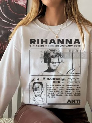 Rihanna Album Anti Music Fan Gift Tshirt Rihanna Album Tee Badgirl Riri Tshirt Rihanna 2016 Album riracha 3