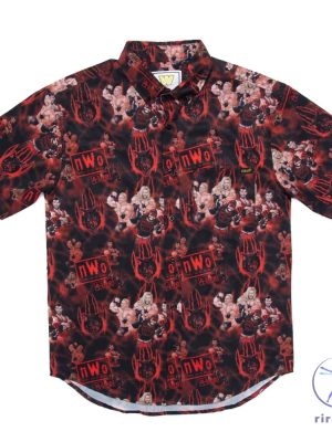 Nwo Wolfpac Button Down Shirt Nwo Wolfpac Shirt Nwo Wolfpac Hawaiian Shirt riracha 2