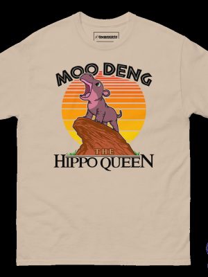 Moo Deng The Hippo Queen Shirt Moo Deng The Hippo Queen Sweatshirt Hoodie riracha 2