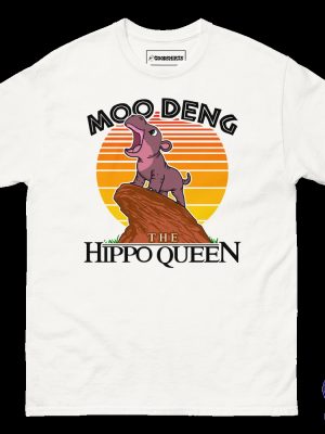 Moo Deng The Hippo Queen Shirt Moo Deng The Hippo Queen Sweatshirt Hoodie riracha 4