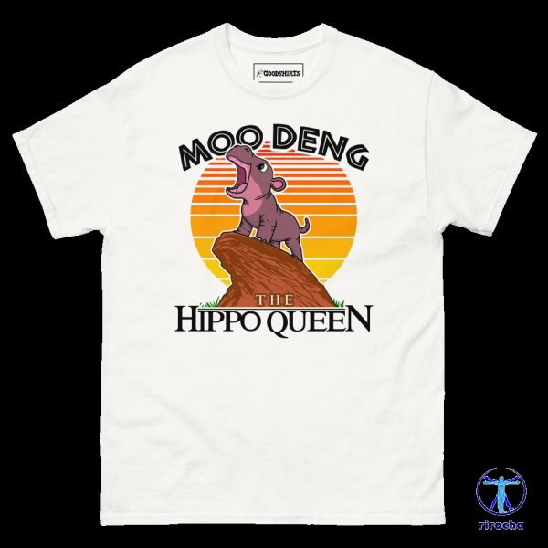 Moo Deng The Hippo Queen Shirt Moo Deng The Hippo Queen Sweatshirt Hoodie riracha 4