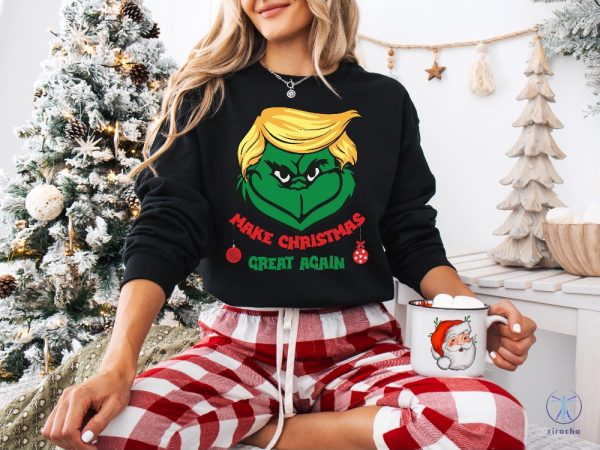 Donald Trump Make Christmas Great Again Sweatshirt Donald Trump Make Christmas Great Again Shirt riracha 2