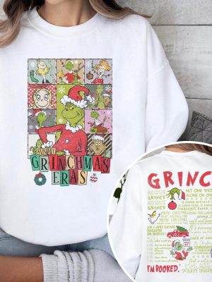 Grinchmas Eras Shirt Grinch Christmas Shirt Retro Grinch Tour Christmas Shirt riracha 2