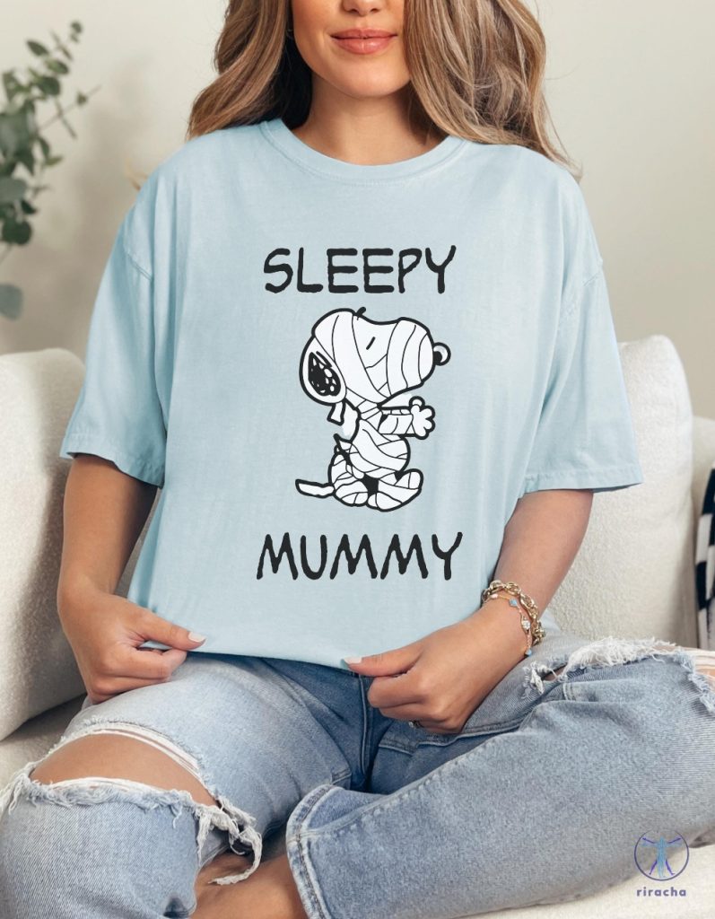 Snoopy Mummy Shirt Snoopy Shirt Peanuts Halloween Snoopy Hoodie Halloween Spooky Shirt riracha 1