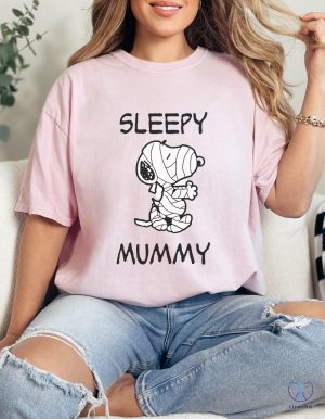 Snoopy Mummy Shirt Snoopy Shirt Peanuts Halloween Snoopy Hoodie Halloween Spooky Shirt riracha 2