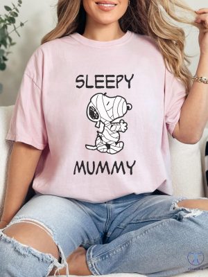 Snoopy Mummy Shirt Snoopy Shirt Peanuts Halloween Snoopy Hoodie Halloween Spooky Shirt riracha 2