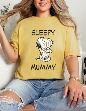 Snoopy Mummy Shirt Snoopy Shirt Peanuts Halloween Snoopy Hoodie Halloween Spooky Shirt riracha 3