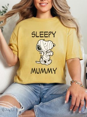 Snoopy Mummy Shirt Snoopy Shirt Peanuts Halloween Snoopy Hoodie Halloween Spooky Shirt riracha 3