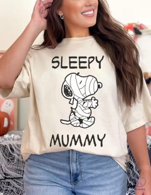 Snoopy Mummy Shirt Snoopy Shirt Peanuts Halloween Snoopy Hoodie Halloween Spooky Shirt riracha 4