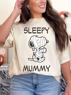 Snoopy Mummy Shirt Snoopy Shirt Peanuts Halloween Snoopy Hoodie Halloween Spooky Shirt riracha 4