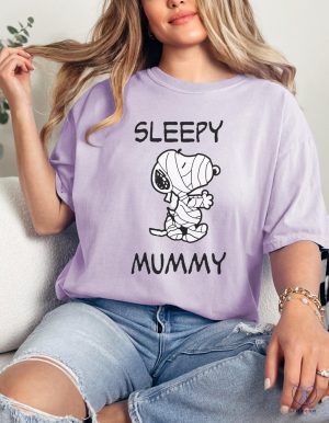 Snoopy Mummy Shirt Snoopy Shirt Peanuts Halloween Snoopy Hoodie Halloween Spooky Shirt riracha 5