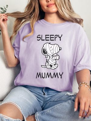 Snoopy Mummy Shirt Snoopy Shirt Peanuts Halloween Snoopy Hoodie Halloween Spooky Shirt riracha 5