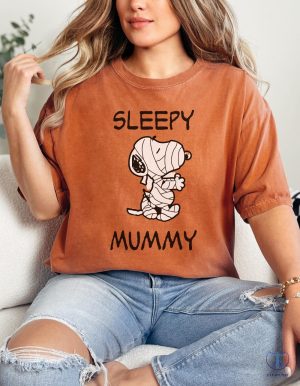 Snoopy Mummy Shirt Snoopy Shirt Peanuts Halloween Snoopy Hoodie Halloween Spooky Shirt riracha 6