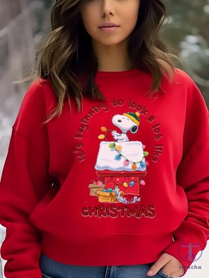 Snoopy Its Beginning To Look A Lot Like Christmas Sweatshirt Snoopy Christmas Sweater Snoopy Hoodie riracha 3