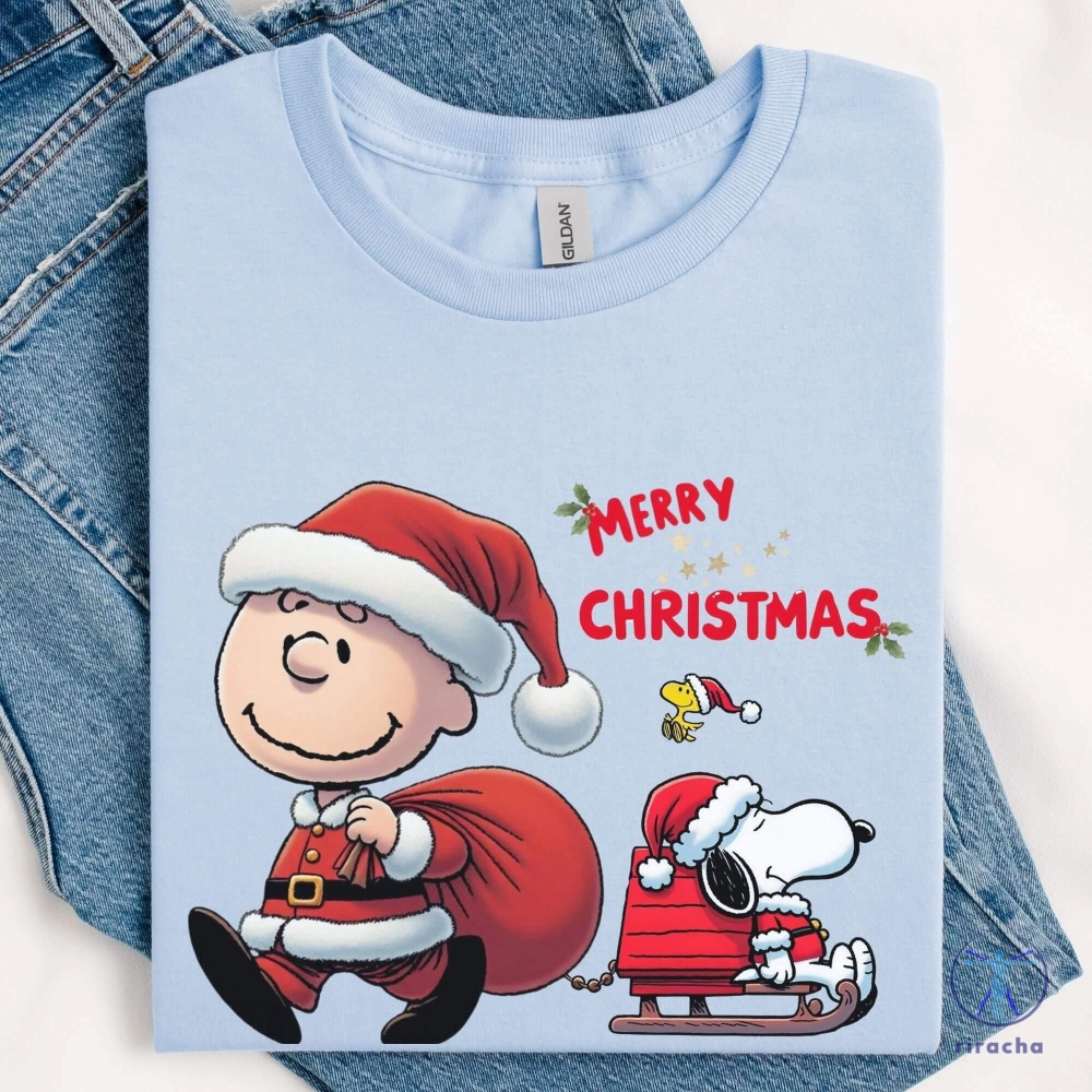 Snoopy And Friends Christmas Shirt Snoopy Christmas Sweatshirt Funny Snoopy Shirt