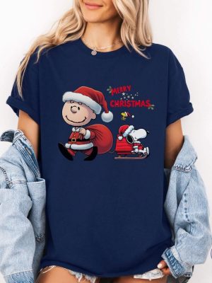 Snoopy And Friends Christmas Shirt Snoopy Christmas Sweatshirt Funny Snoopy Shirt riracha 2