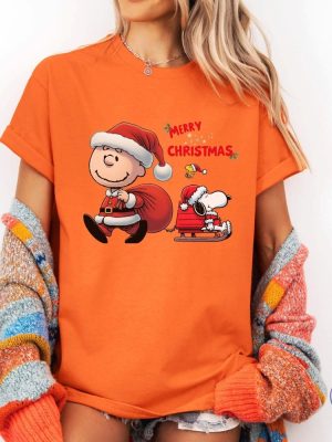 Snoopy And Friends Christmas Shirt Snoopy Christmas Sweatshirt Funny Snoopy Shirt riracha 3