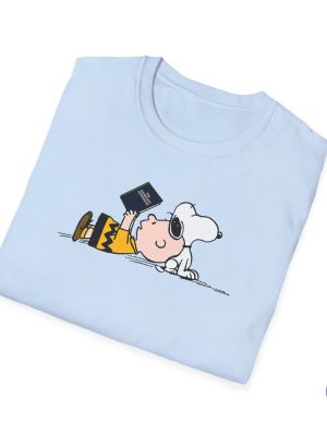 Peanuts Snoopy Charlie Brown Reading Anarchists Cookbook Tribute Shirt Snoopy Reading Book Shirt riracha 5