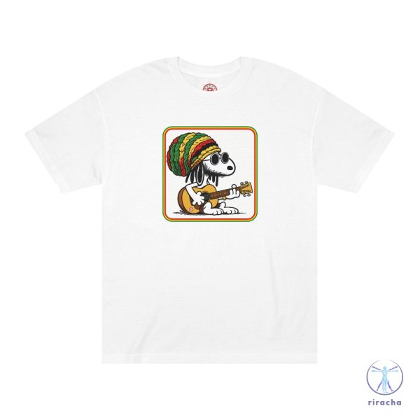 Rasta Snoopy Guitar Shirt Bob Marley Snoopy Shirt Snoopy Guitar Shirt riracha 1