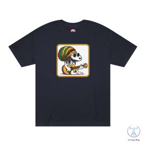 Rasta Snoopy Guitar Shirt Bob Marley Snoopy Shirt Snoopy Guitar Shirt riracha 2