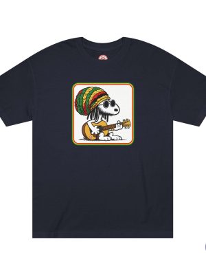 Rasta Snoopy Guitar Shirt Bob Marley Snoopy Shirt Snoopy Guitar Shirt riracha 2