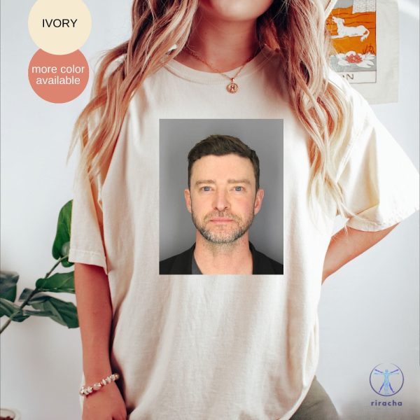 Justin Timberlake Mugshot Shirt Justin Timberlake Shirt Timberlake Fan Gift Sweatshirt Hoodie riracha 3