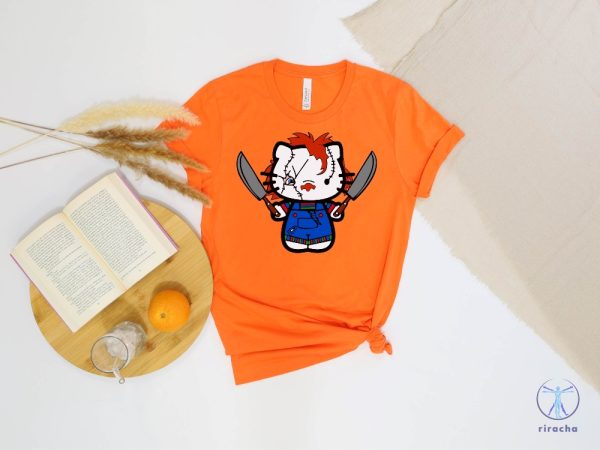 Hello Kitty Chucky Tshirts Halloween Hello Movie Kitty Shirt Hello Kitty Chucky Shirt Sweatshirt Hoodie riracha 1