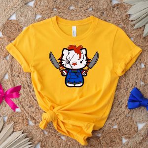 Hello Kitty Chucky Tshirts Halloween Hello Movie Kitty Shirt Hello Kitty Chucky Shirt Sweatshirt Hoodie riracha 2