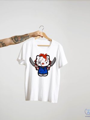 Hello Kitty Chucky Tshirts Halloween Hello Movie Kitty Shirt Hello Kitty Chucky Shirt Sweatshirt Hoodie riracha 3