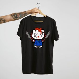 Hello Kitty Chucky Tshirts Halloween Hello Movie Kitty Shirt Hello Kitty Chucky Shirt Sweatshirt Hoodie riracha 4