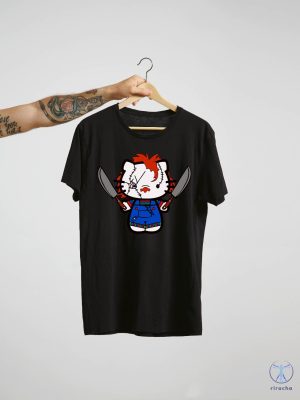 Hello Kitty Chucky Tshirts Halloween Hello Movie Kitty Shirt Hello Kitty Chucky Shirt Sweatshirt Hoodie riracha 4