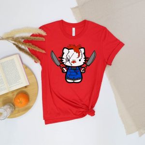 Hello Kitty Chucky Tshirts Halloween Hello Movie Kitty Shirt Hello Kitty Chucky Shirt Sweatshirt Hoodie riracha 6