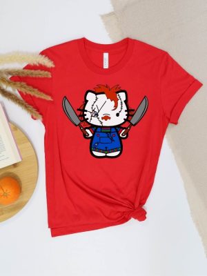 Hello Kitty Chucky Tshirts Halloween Hello Movie Kitty Shirt Hello Kitty Chucky Shirt Sweatshirt Hoodie riracha 6