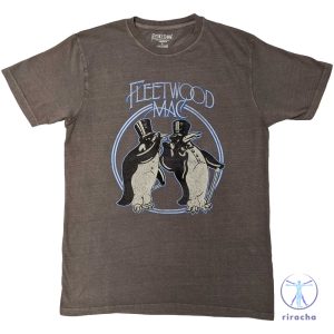 Fleetwood Mac Penguins Pigment Washed T Shirt Fleetwood Mac Shirt Sweatshirt Hoodie riracha 2