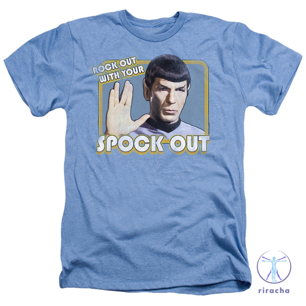 Star Trek Spock Out Light Blue Shirts Star Trek Red Shirt Sweatshirt Hoodie