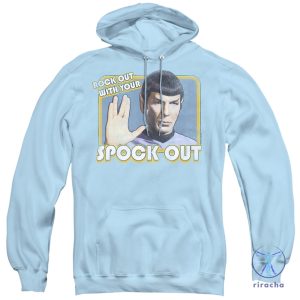 Star Trek Spock Out Light Blue Shirts Star Trek Red Shirt Sweatshirt Hoodie riracha 2