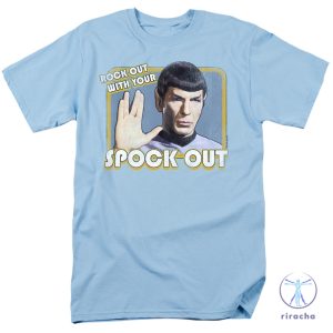 Star Trek Spock Out Light Blue Shirts Star Trek Red Shirt Sweatshirt Hoodie riracha 3