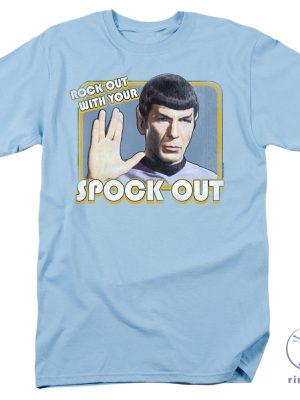 Star Trek Spock Out Light Blue Shirts Star Trek Red Shirt Sweatshirt Hoodie riracha 3