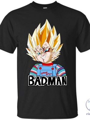 Badman Vegeta Chucky Shirt Dragon Ball Z Shirt Vegeta Badman Shirt Sweatshirt Hoodie riracha 2