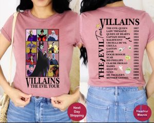 Villains Evil Tour Vintage Disney Shirt Disney Evil Queens Tee Disney Villains Shirt Sweatshirt Hoodie riracha 4