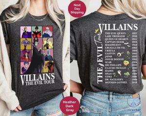 Villains Evil Tour Vintage Disney Shirt Disney Evil Queens Tee Disney Villains Shirt Sweatshirt Hoodie riracha 5