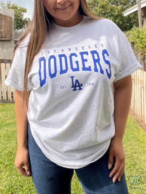 La Dodgers T Shirt La Dodgers Shirt Los Angeles Dodgers Tee Dodgers Tee Dodger Blue Dodgers Shirt riracha 2