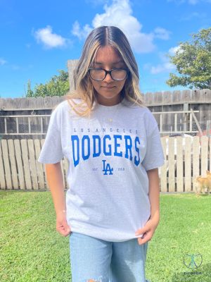 La Dodgers T Shirt La Dodgers Shirt Los Angeles Dodgers Tee Dodgers Tee Dodger Blue Dodgers Shirt riracha 4