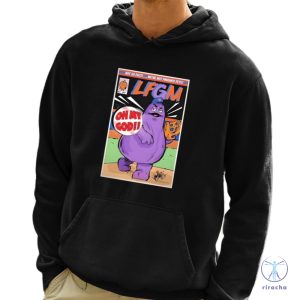 Mets Lfgm Grimace Monster Not So Fast Were Not Finished Yet Oh My God Baseball Oct 2024 Shirt Hoodie Sweatshirt riracha 2